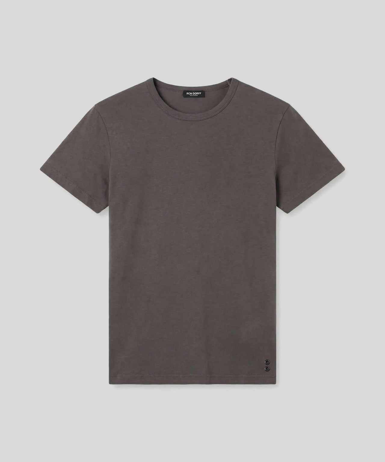 Crew Neck T-Shirt Eyelet Edition: Espresso Nude
