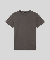 Crew Neck T-Shirt Eyelet Edition: Espresso Nude