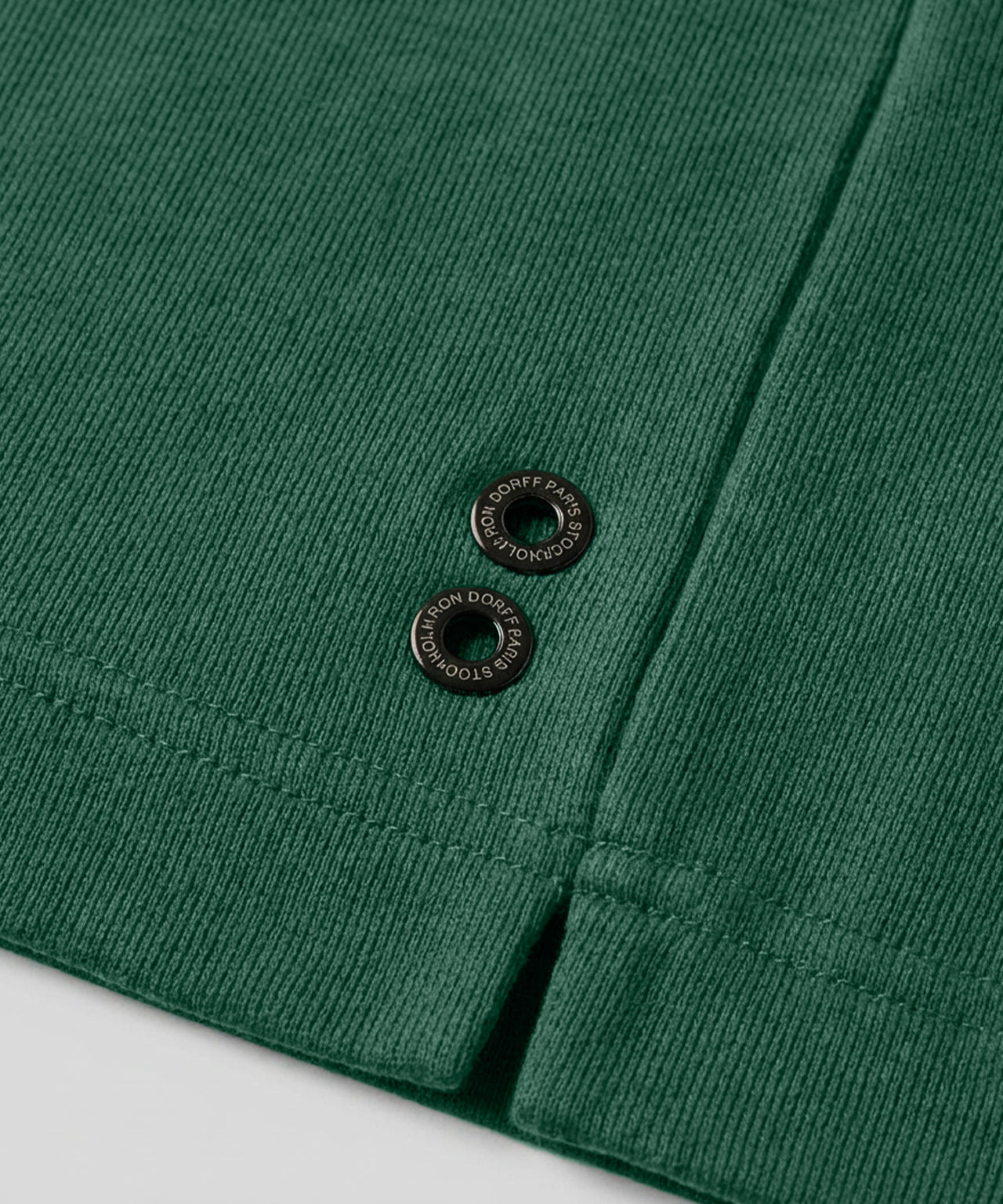 Ärmelloses Bio-Baumwoll-Sweatshirt "DISCIPLINE": Court Green