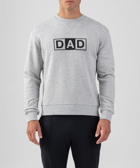 RON DORFF + BONTON Sweatshirt en coton organique à imprimé DAD: Gris chiné