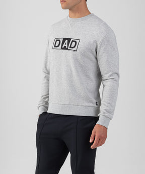 RON DORFF + BONTON Sweatshirt en coton organique à imprimé DAD: Gris chiné