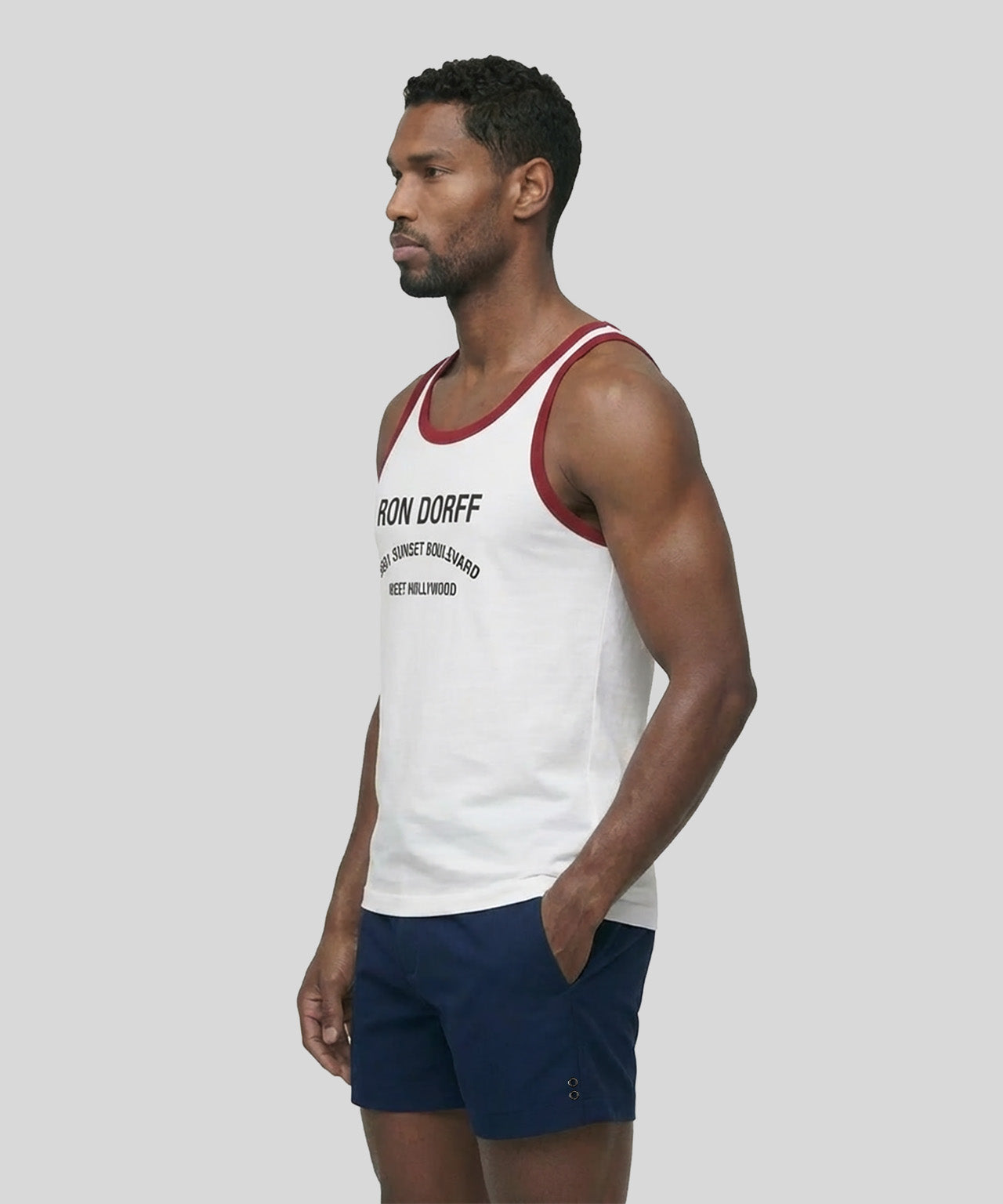 RD Sports Tank Top "SUNSET": Red