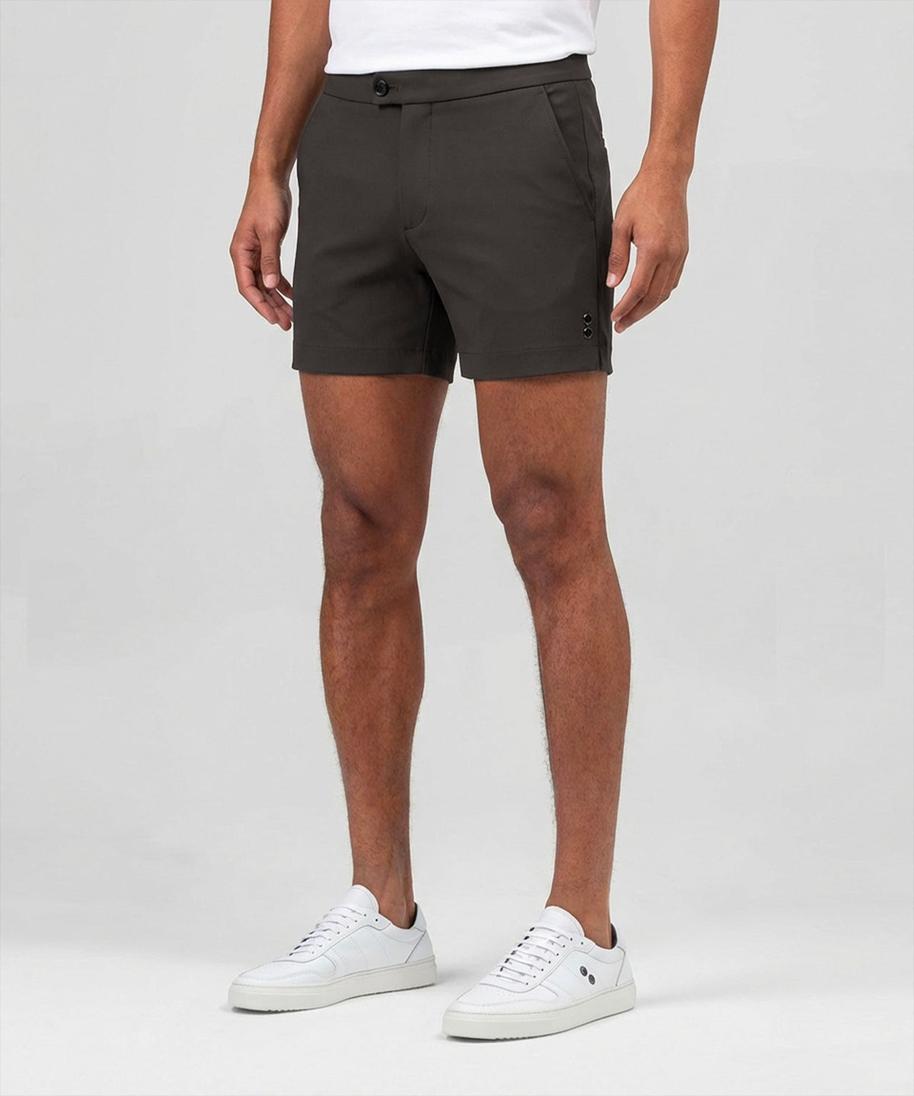 RD Tennis Shorts: Espresso Nude
