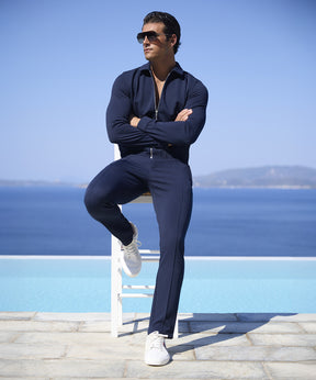 RD Tennis Jacket: Bleu marine