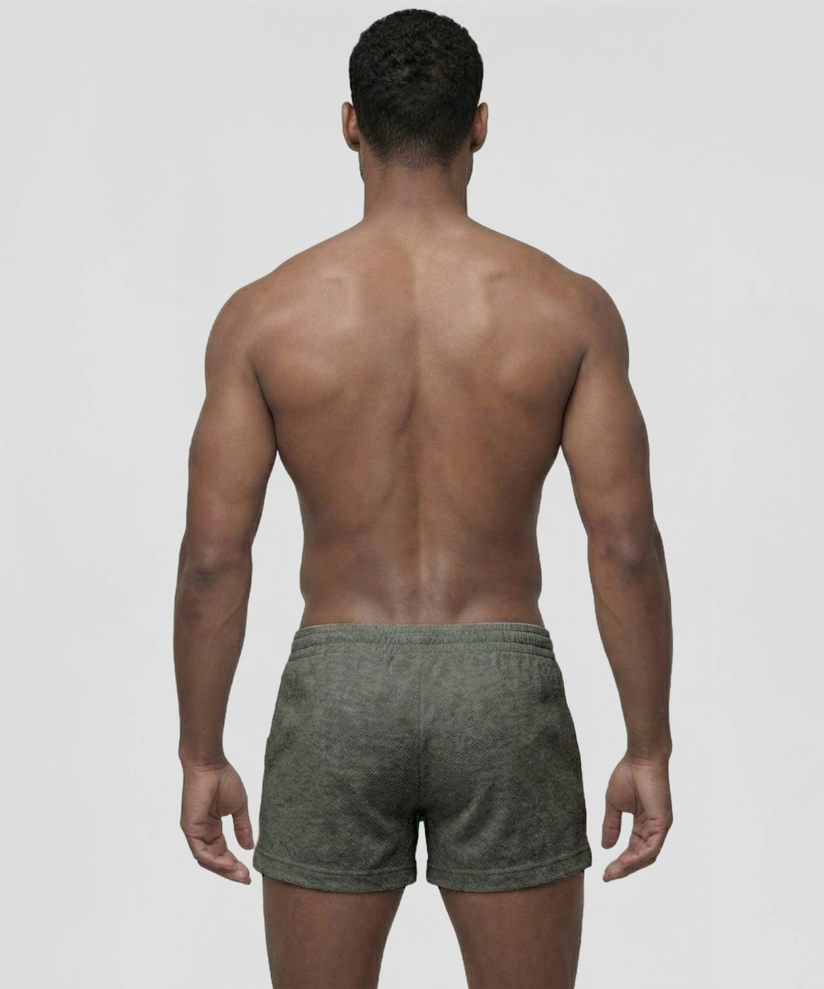 Home Short en mesh: Kaki foncé