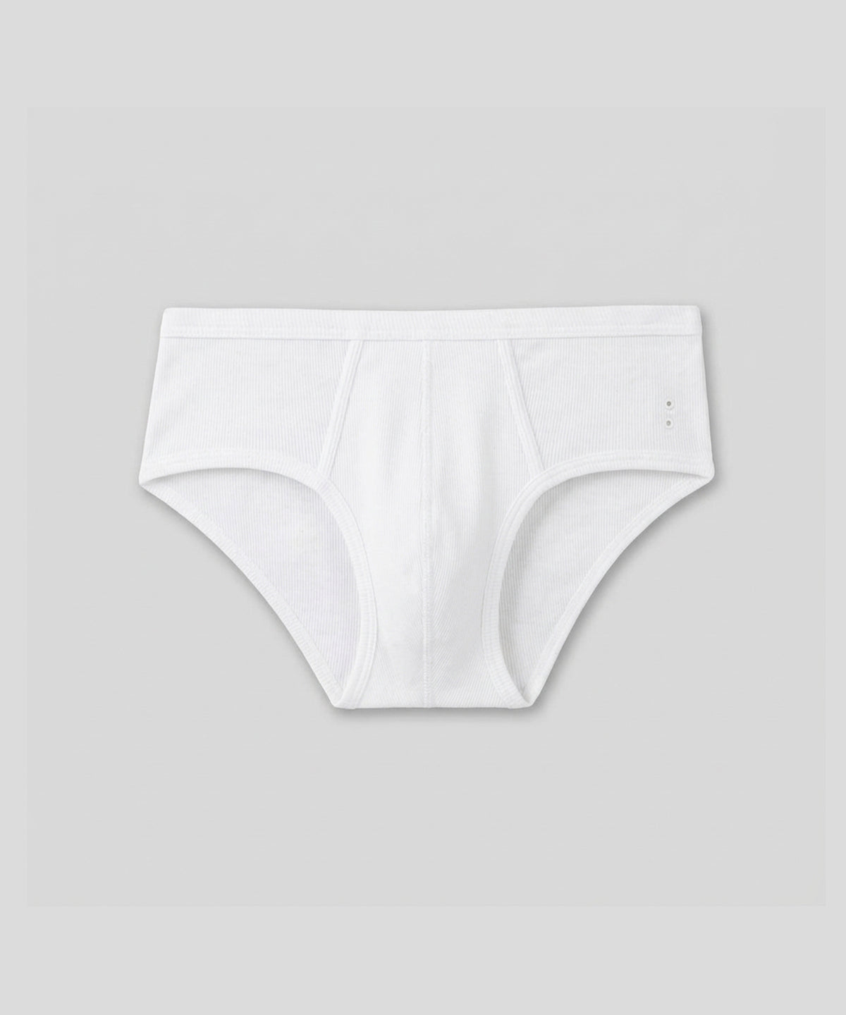 Slip Y-front Army Ribbed: White