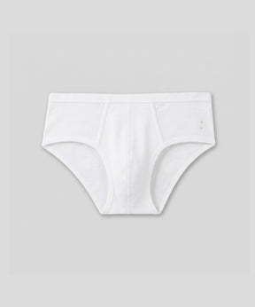 Slip Y-front Army Ribbed: White
