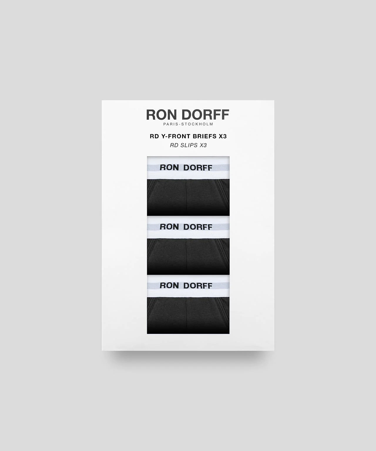 RON DORFF Y-Front Briefs Kit: Black
