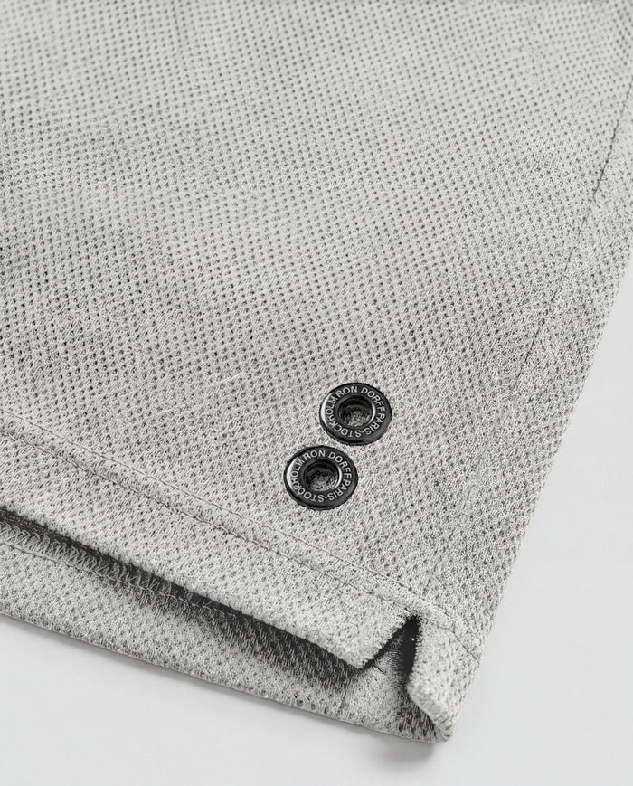 Home Short en mesh: Gris chiné