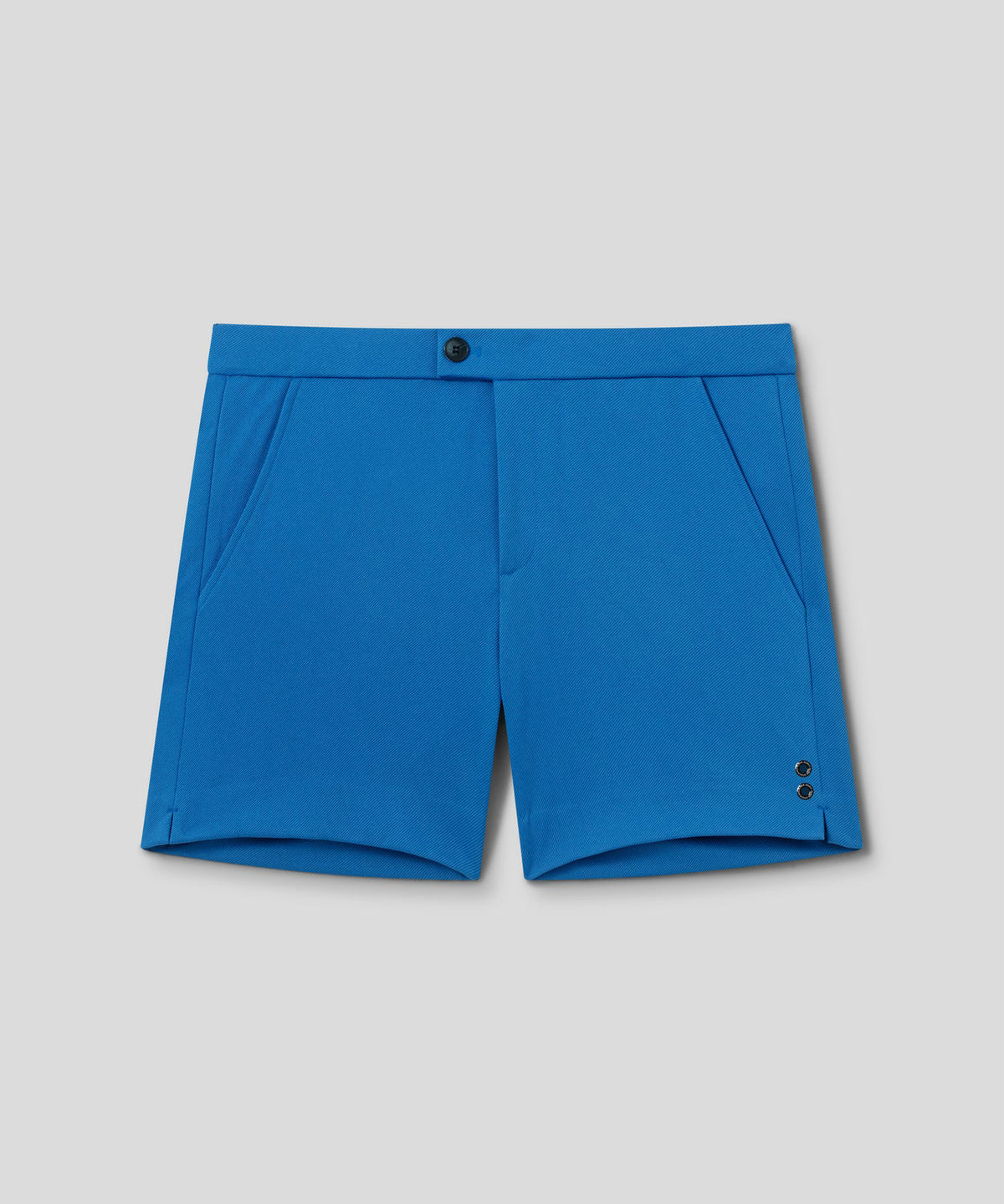 Short de tennis court avec fentes: Bleu pur