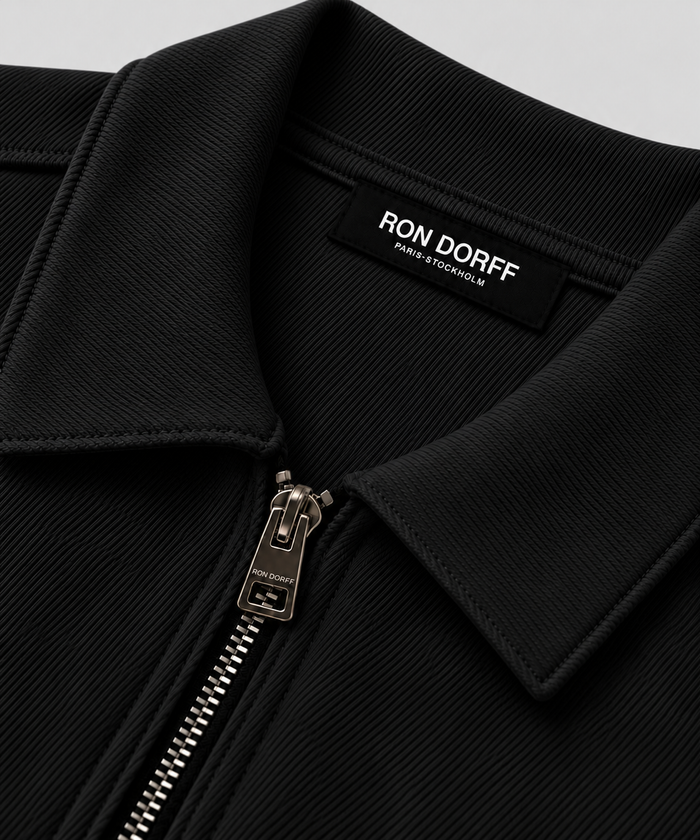 RD Tennis Jacket: Black