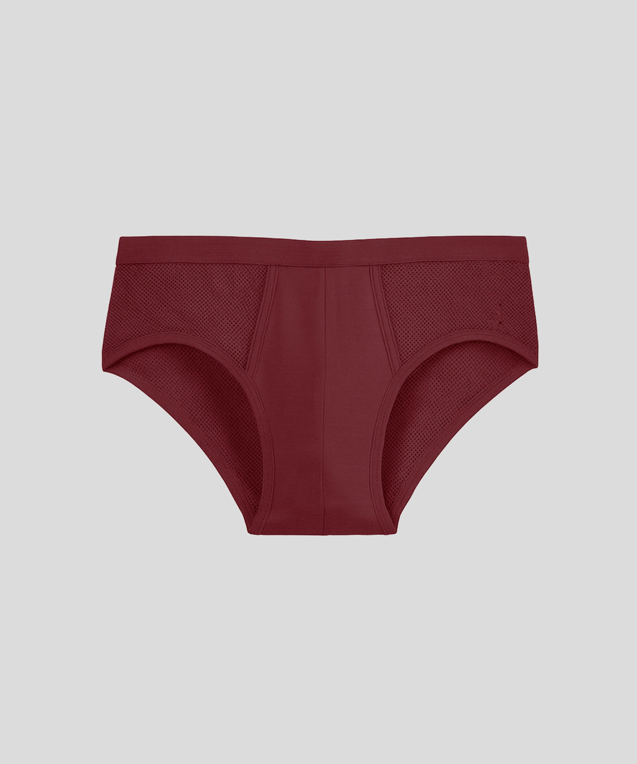 Slip Y-front en mesh: Rouge