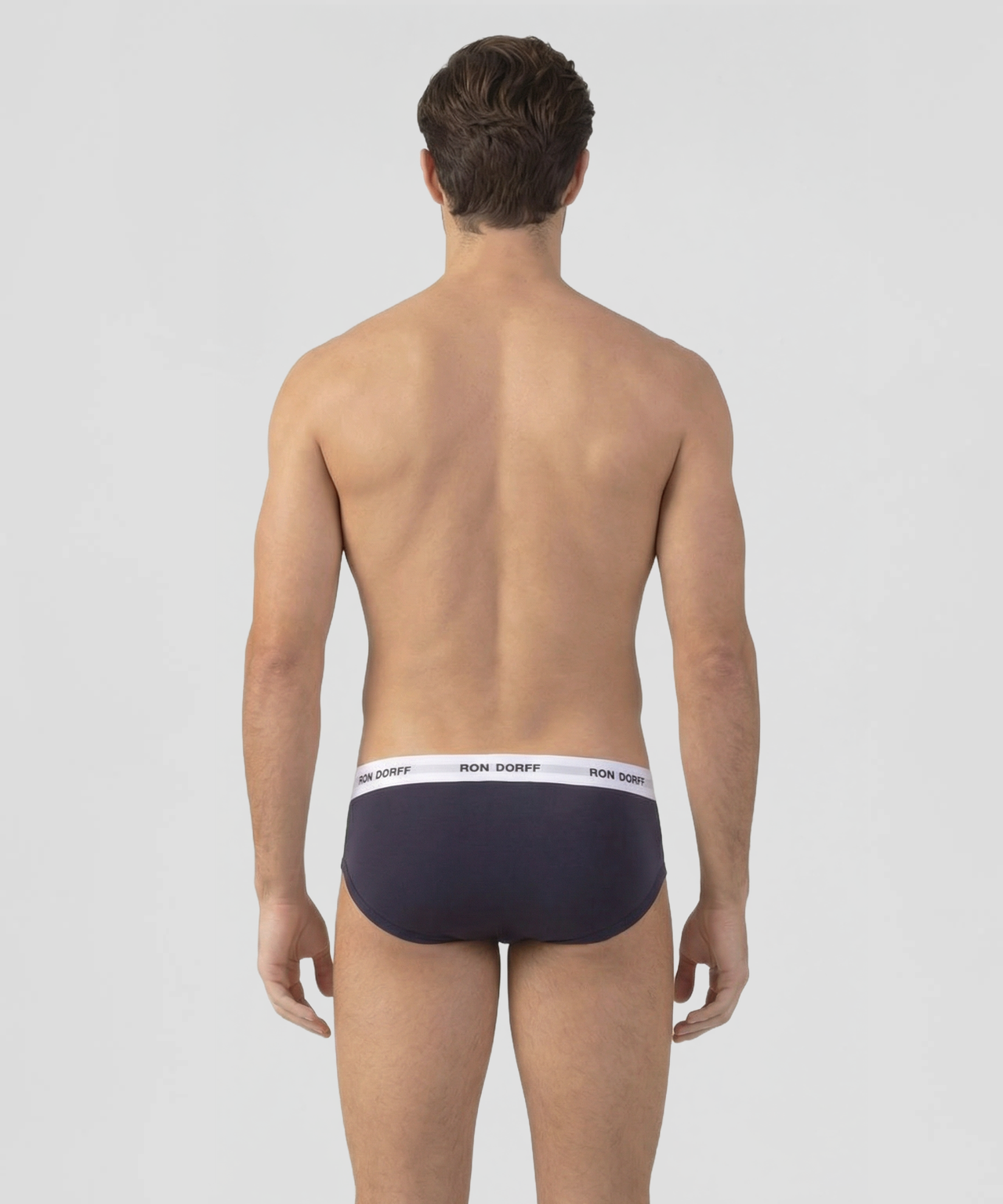 RON DORFF Y-Front Briefs Kit: Marine/Weiß/Schwarz