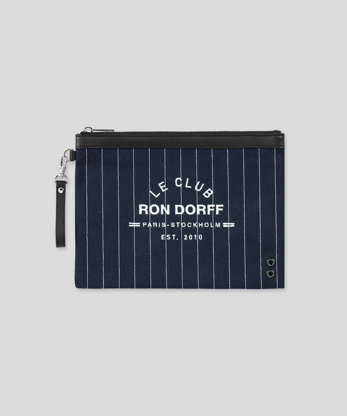 City Pocket w. Pin Stripes: Navy/White