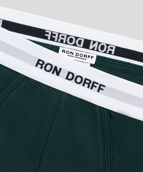 RON DORFF Y-Front Briefs Kit: White/Green Night/Deep Plum