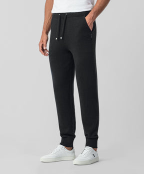 Wool Cashmere Pants: Black