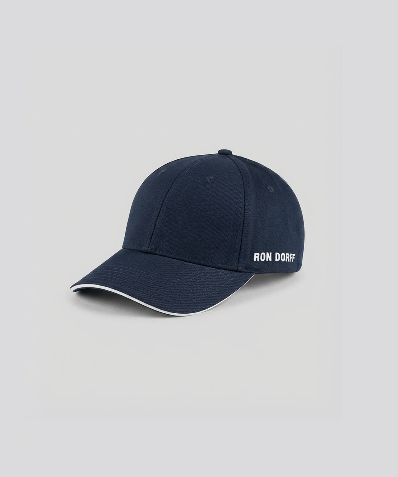 Casquette avec piping: Bleu marine