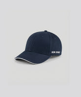Casquette avec piping: Bleu marine