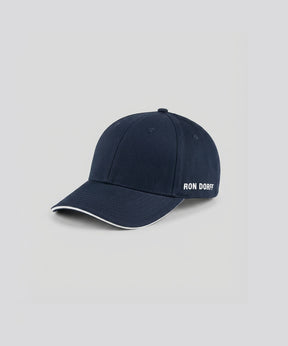 Casquette avec piping: Bleu marine