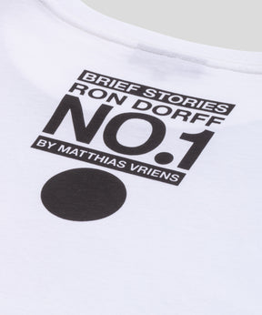 T-shirt sans manches en coton BRIEF STORIES: Blanc optique