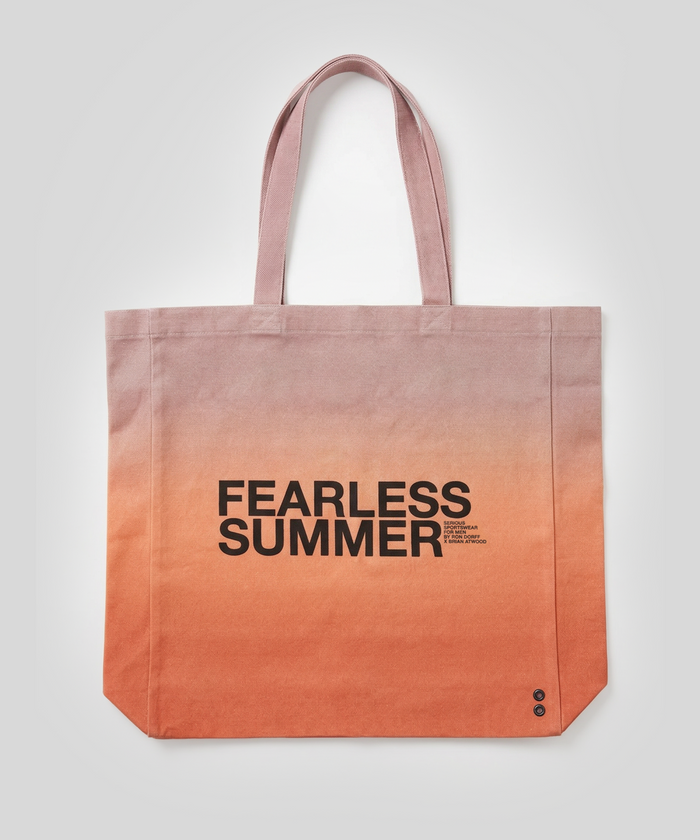 Tote Bag "FEARLESS": Orange Sunset