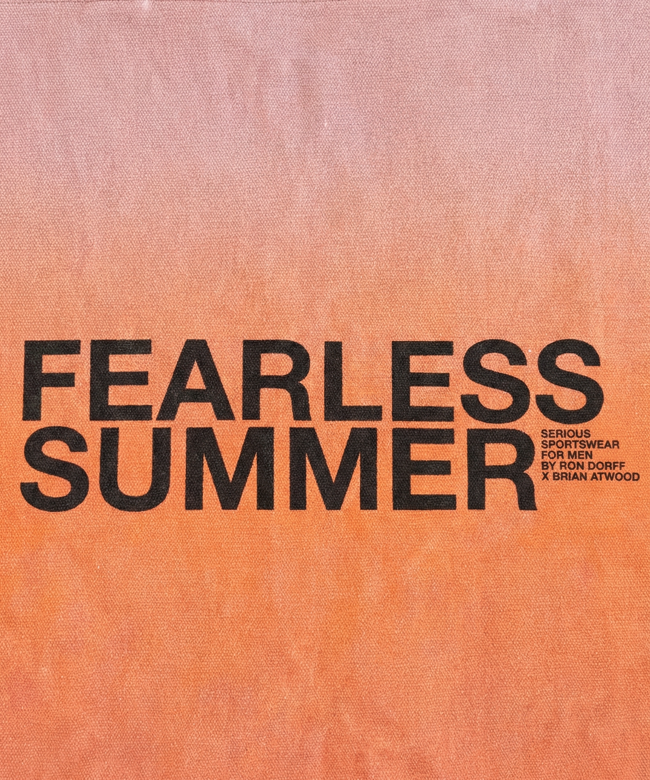 Stofftasche "FEARLESS": Sunset Orange