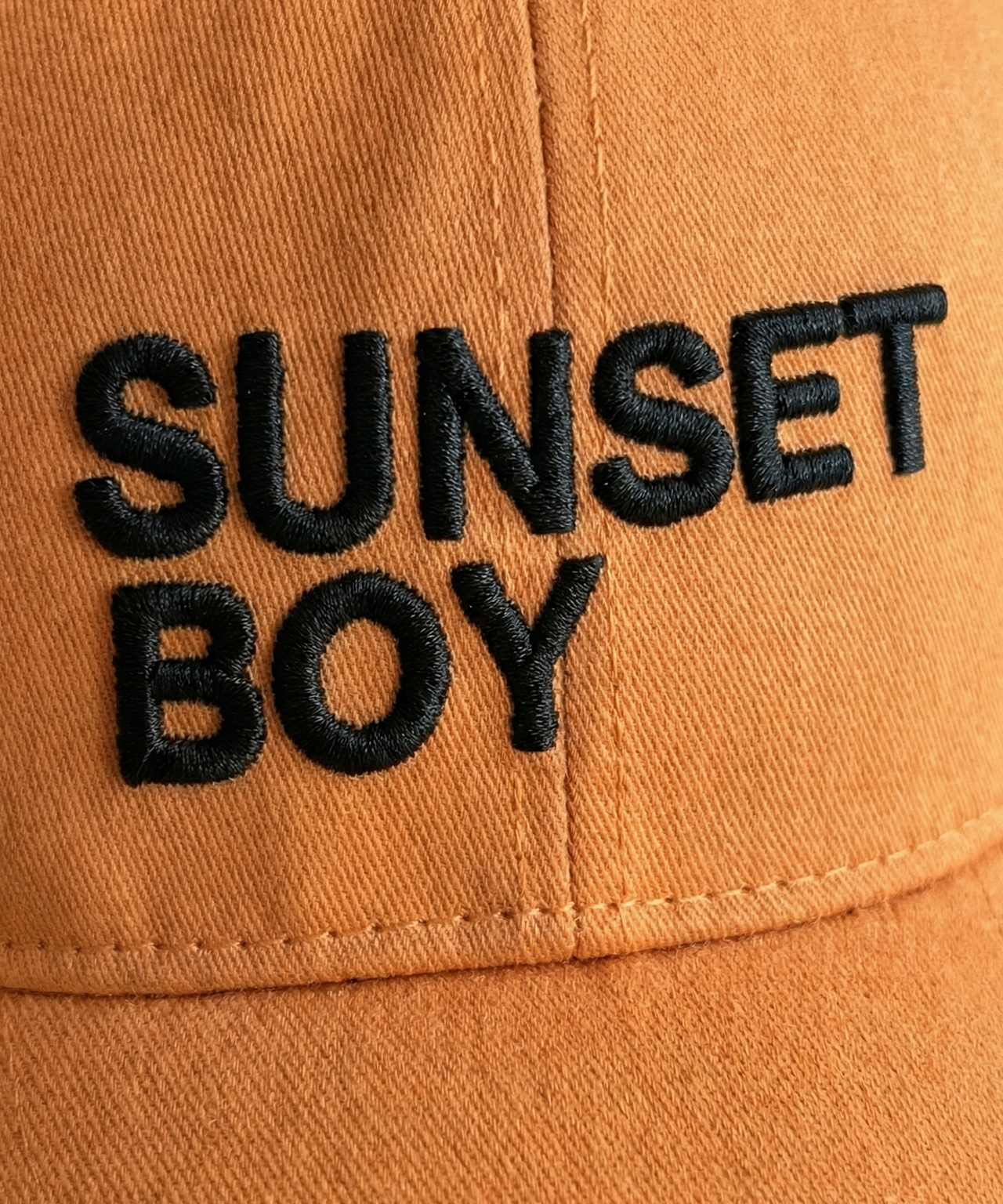 Coach Cap "SUNSET BOY": Sunset Orange
