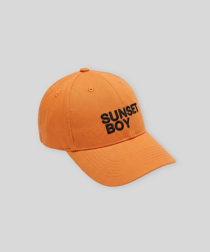 Casquette "SUNSET BOY": Orange sunset
