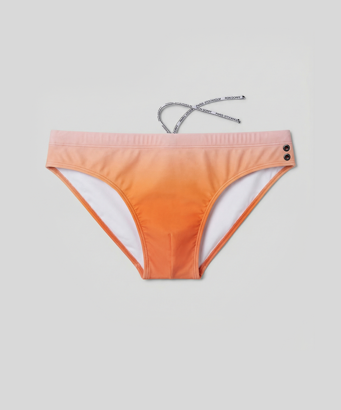 Slip de bain slim: Orange sunset