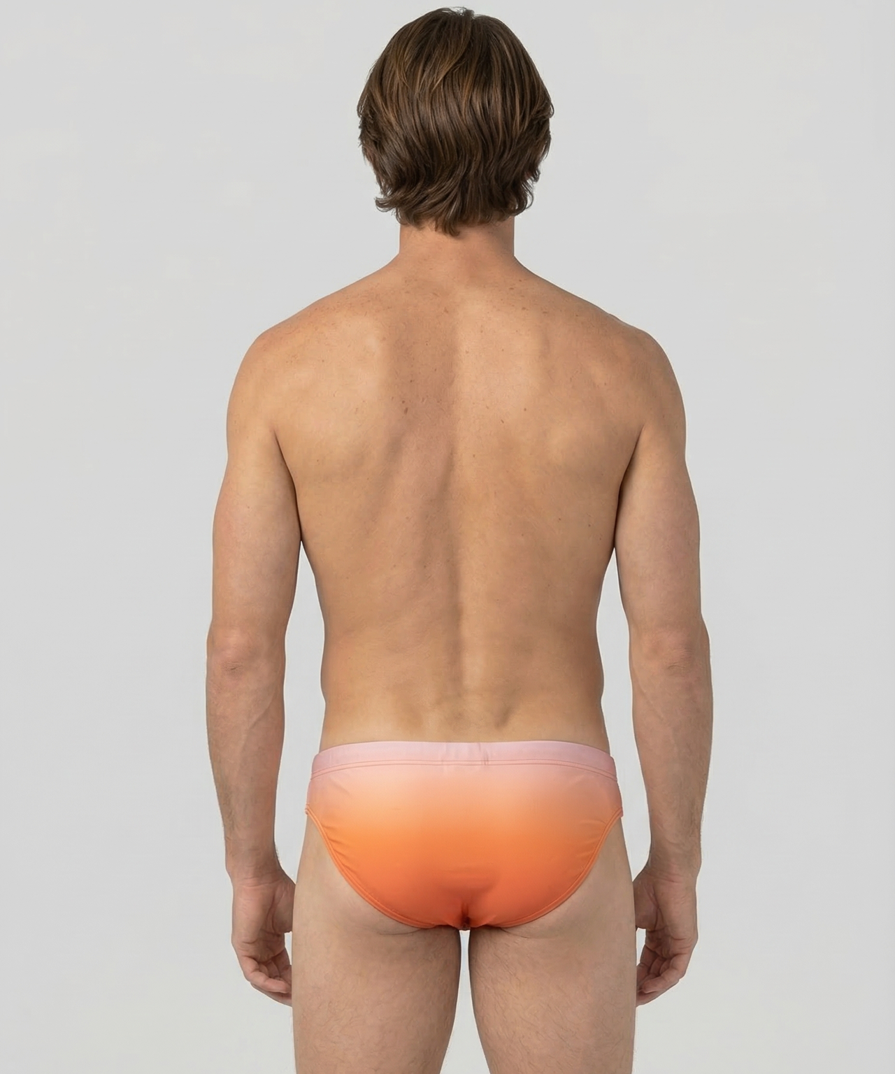 Slim-Schwimmhose: Sunset Orange