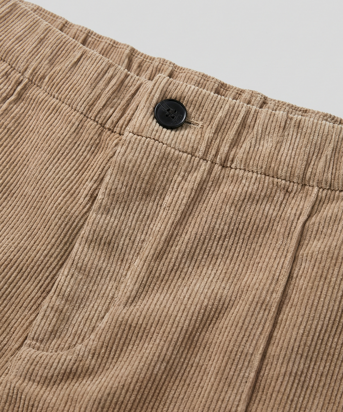 Tennis Short en velours côtelé: Beige