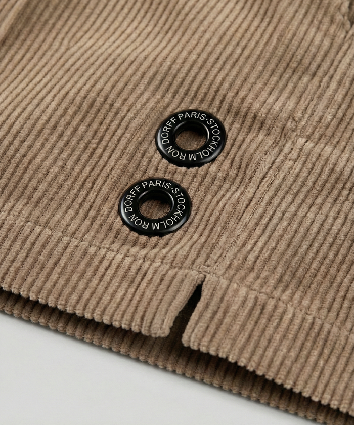 Tennis Short en velours côtelé: Beige