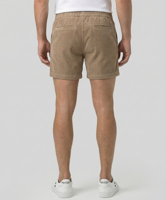 Tennis Short en velours côtelé: Beige