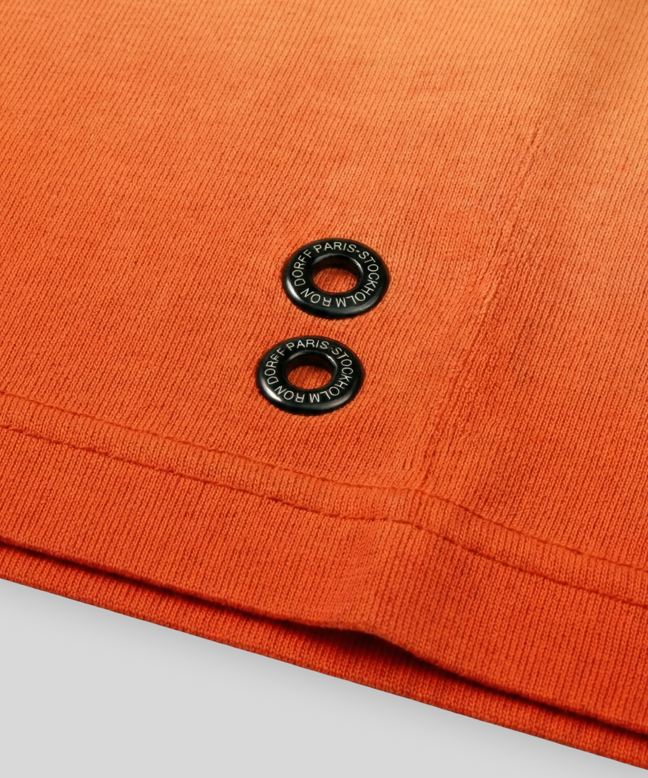 Leichtes ärmelloses Sweatshirt aus Bio-Baumwolle: Sunset Orange