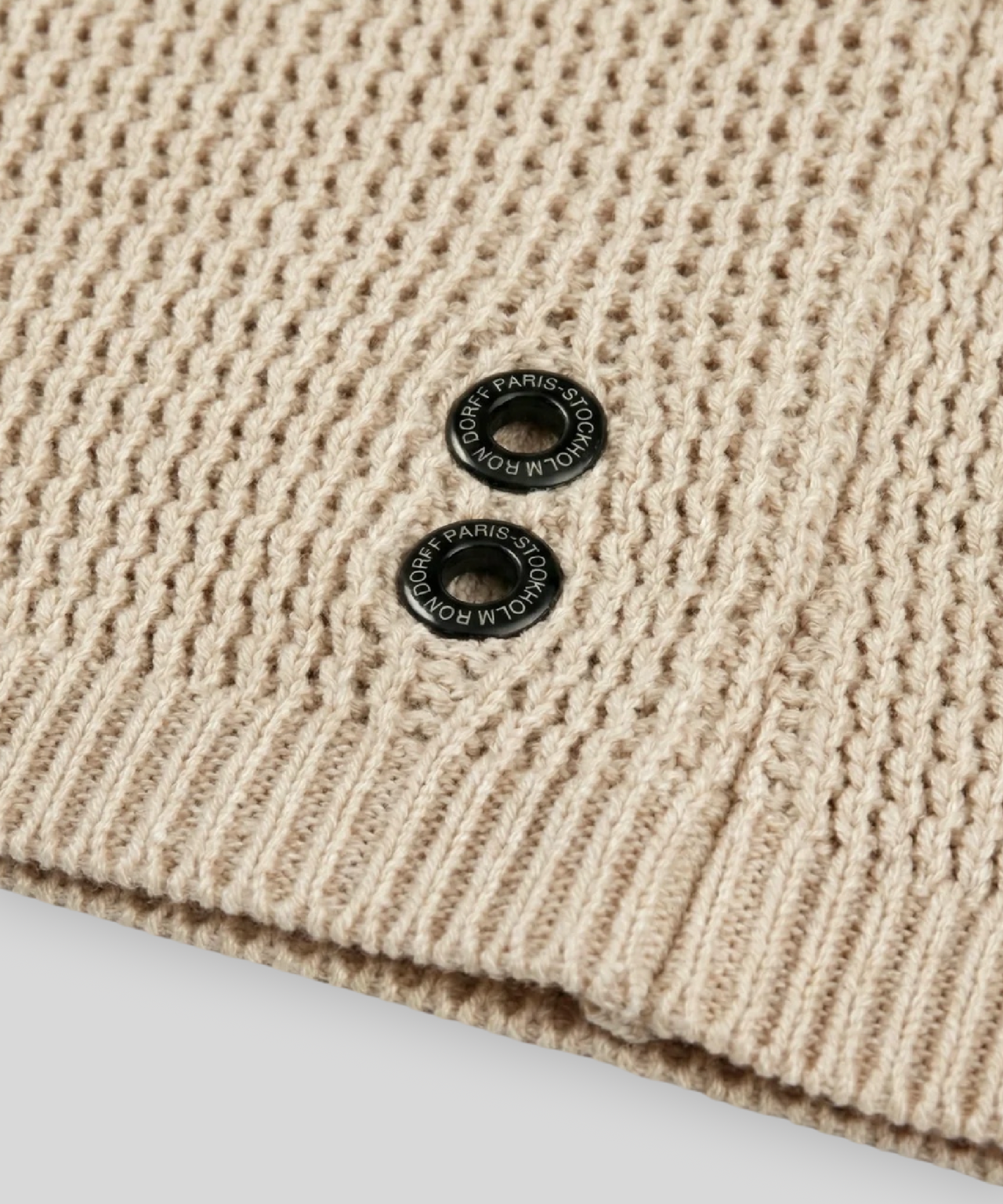 Débardeur en crochet de coton bio: Beige