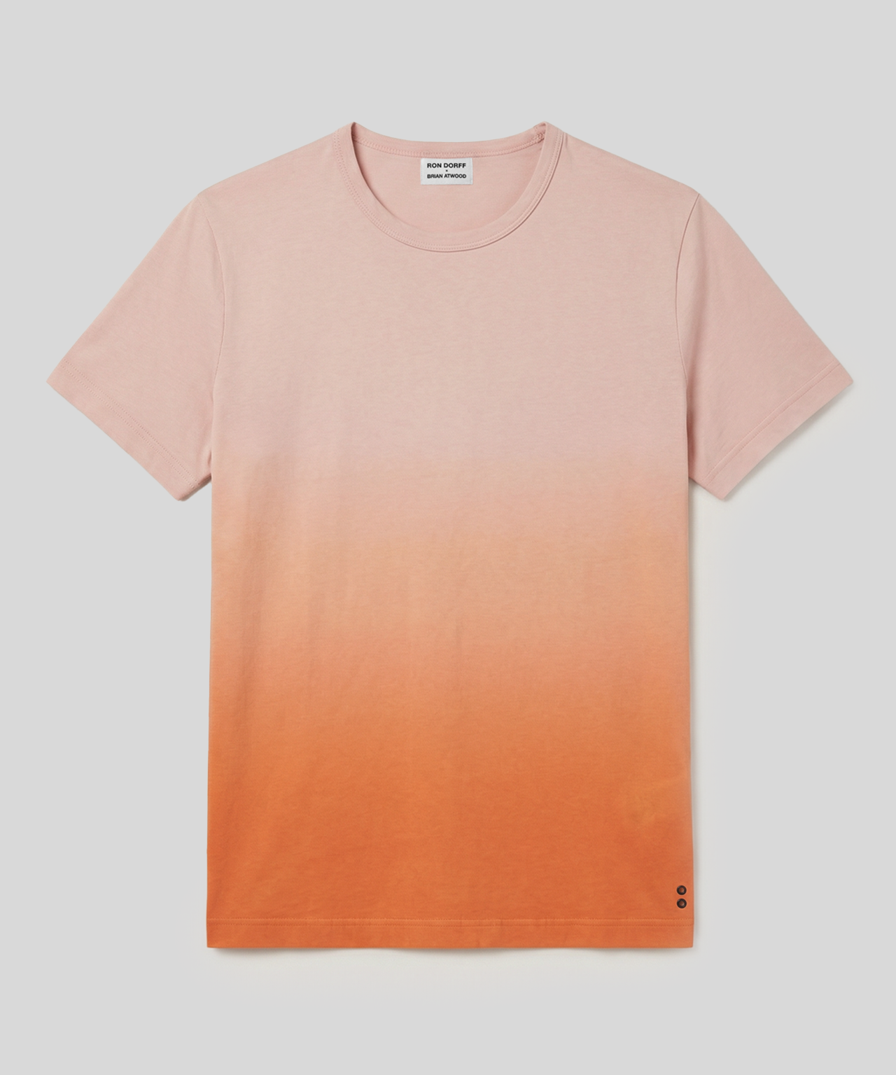 Crew Neck T-Shirt Eyelet Edition: Sunset Orange