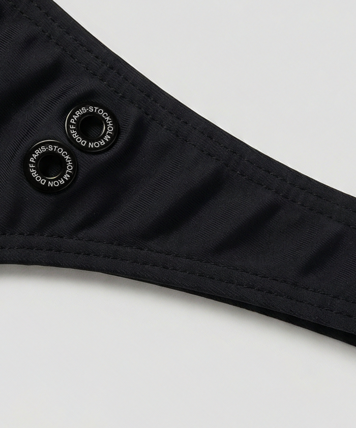RD String de bain: Noir