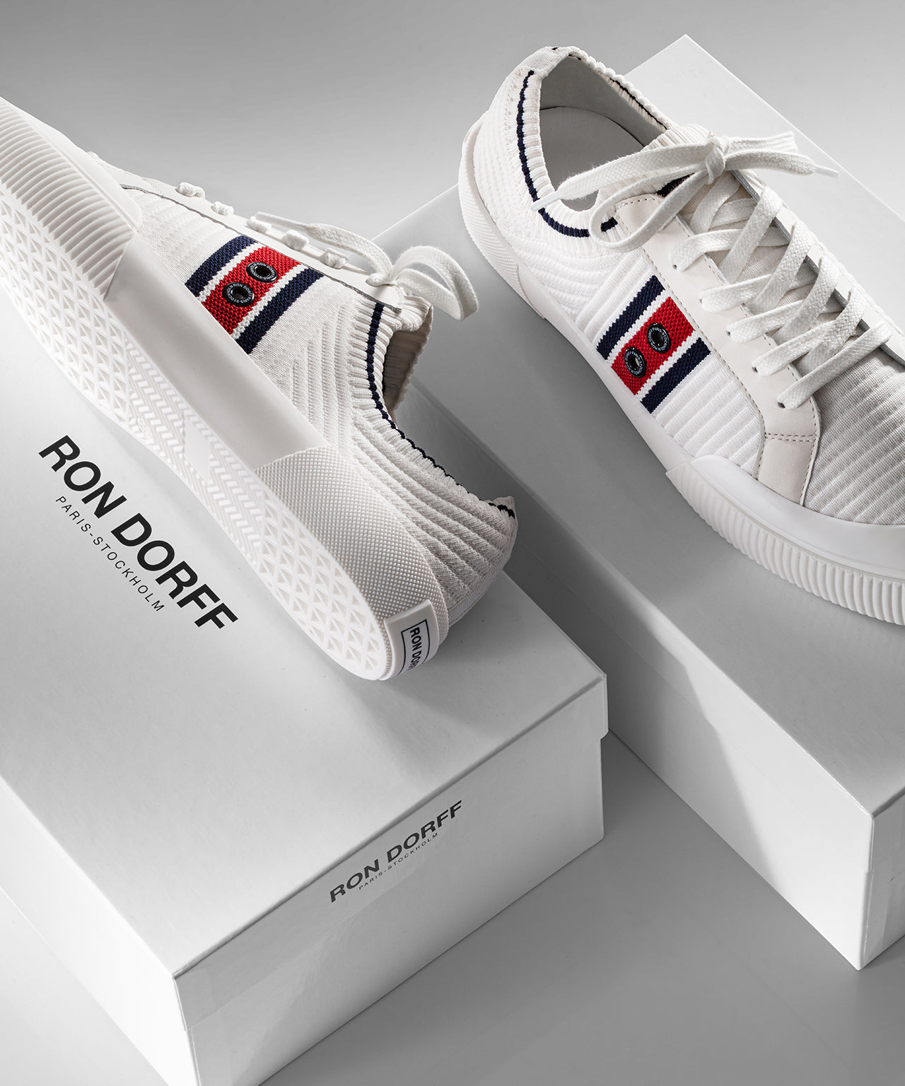 RD Sock Sneakers: Écru