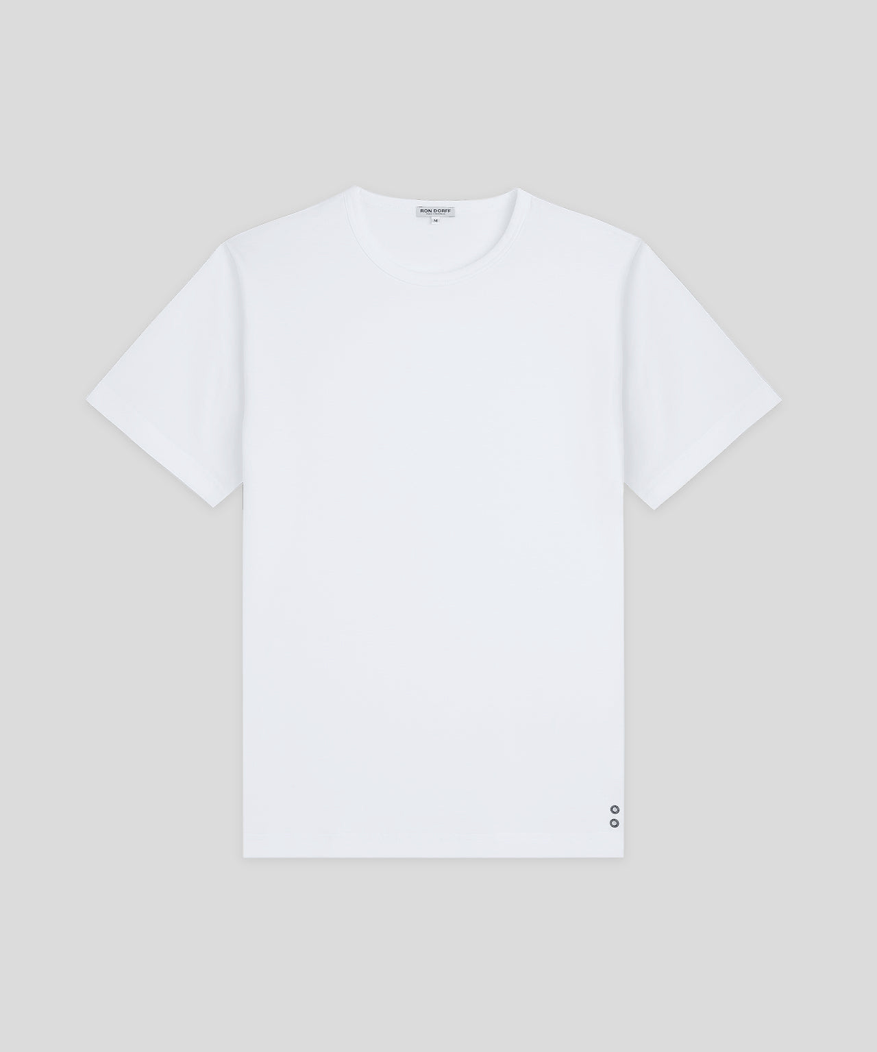 T-Shirt Eyelet Edition en coton modal: Blanc