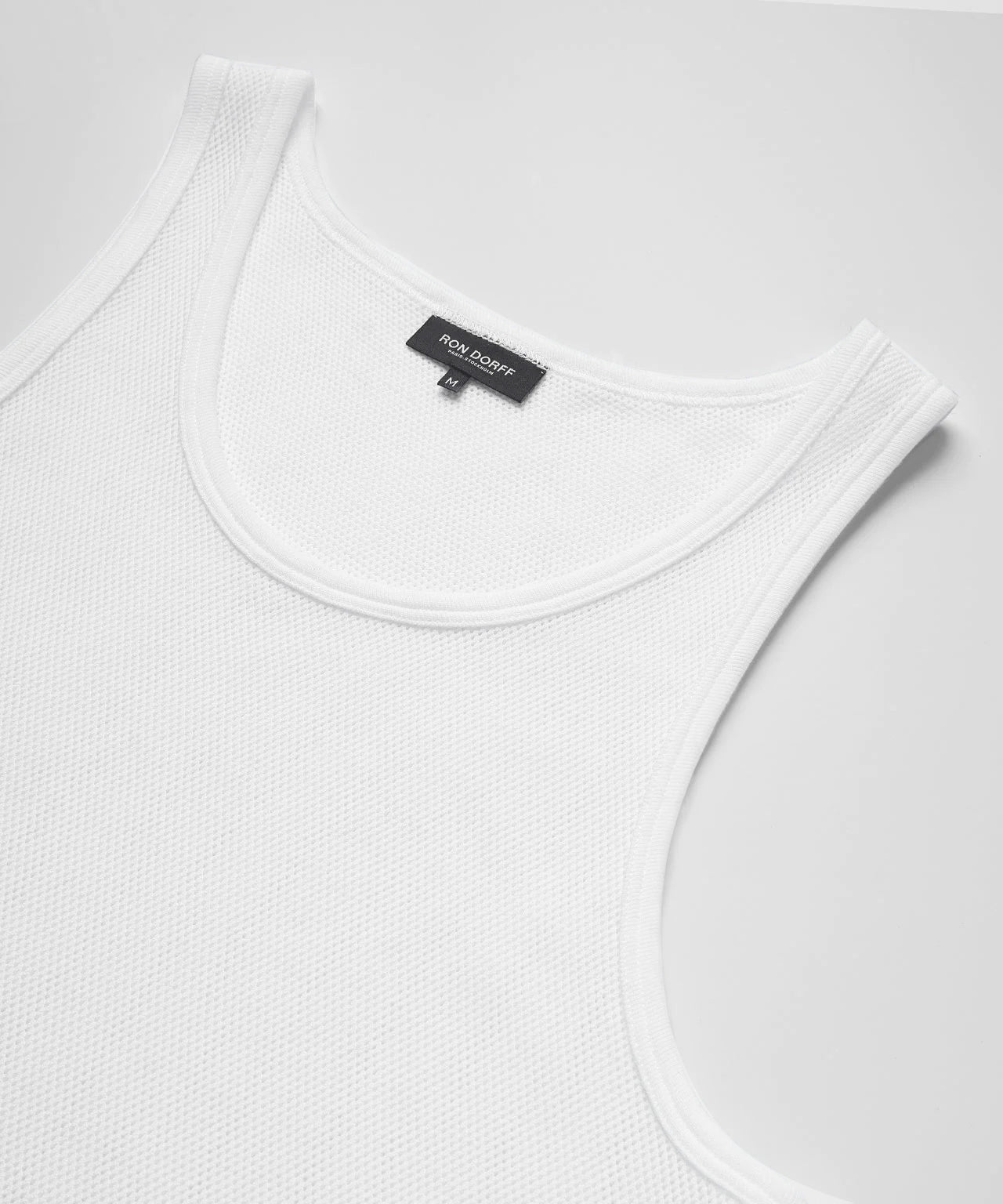 Débardeur en mesh: Blanc