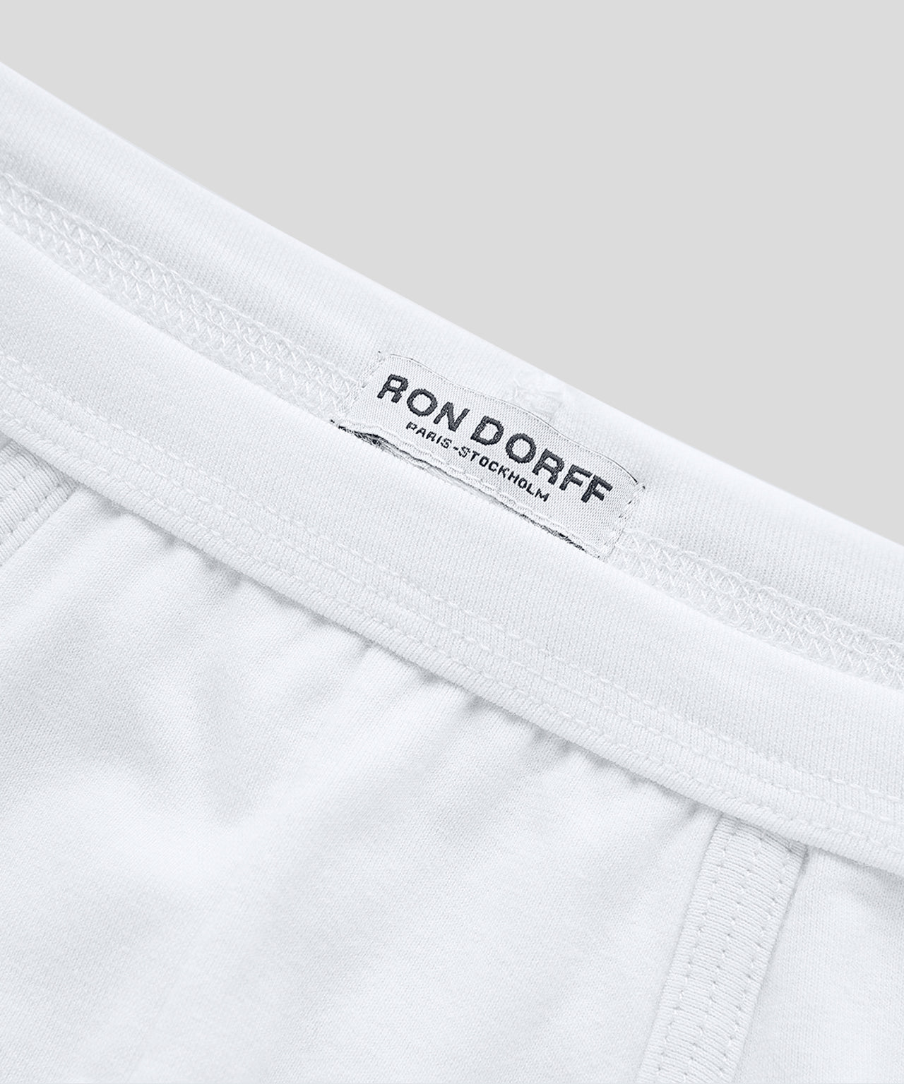 Slim Y-Front Briefs: White