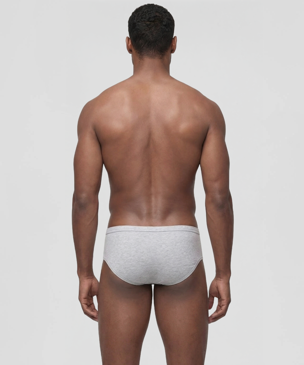 Y-Front Briefs: Heather Grey