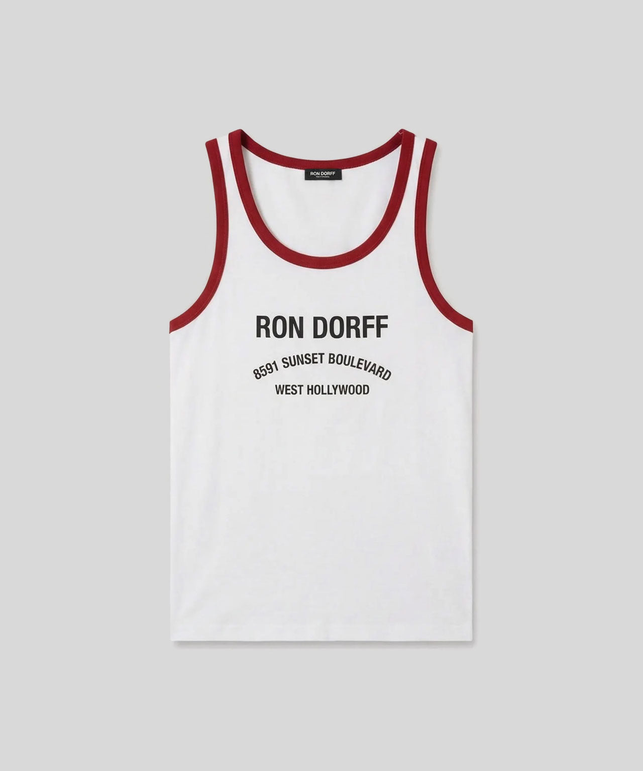 RD Sports Tank Top "SUNSET": Red