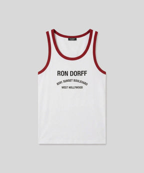 RD Sports Tank Top "SUNSET": Red