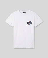 T-shirt en coton bio "DAD": Blanc