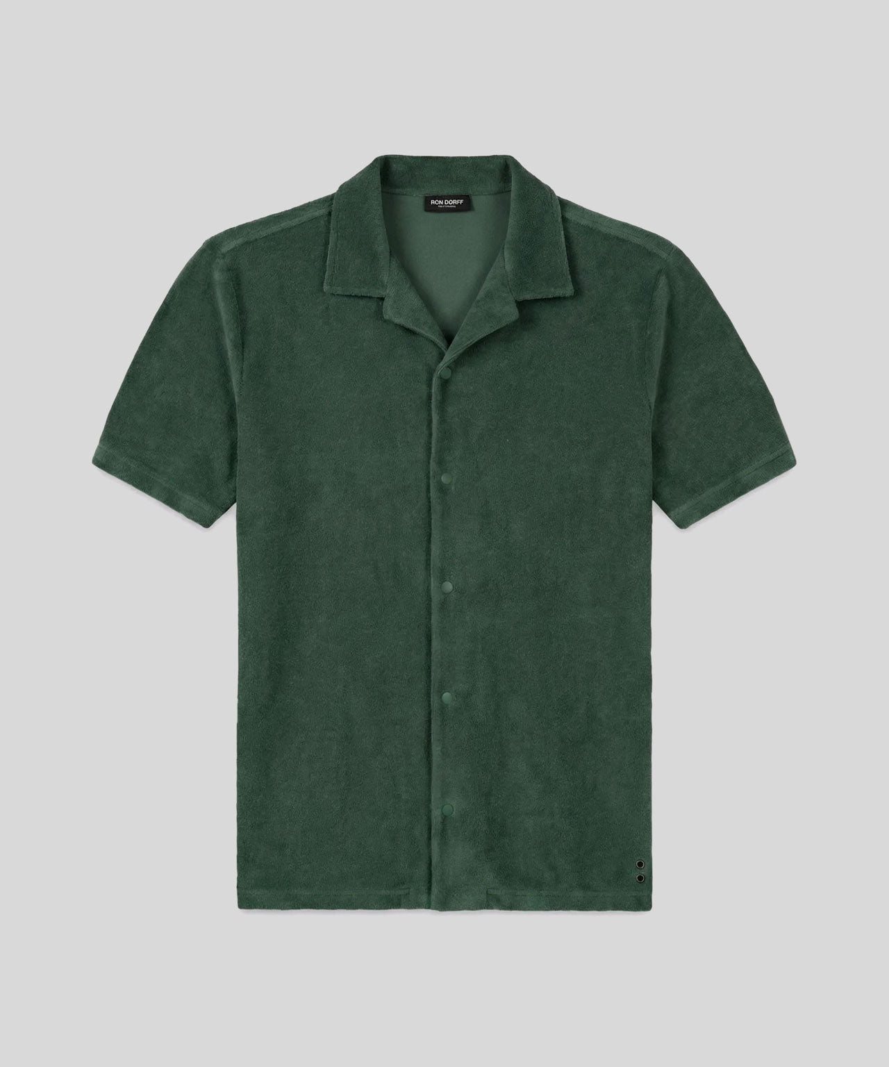 Chemise en coton terry: Vert Court