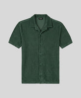 Chemise en coton terry: Vert Court