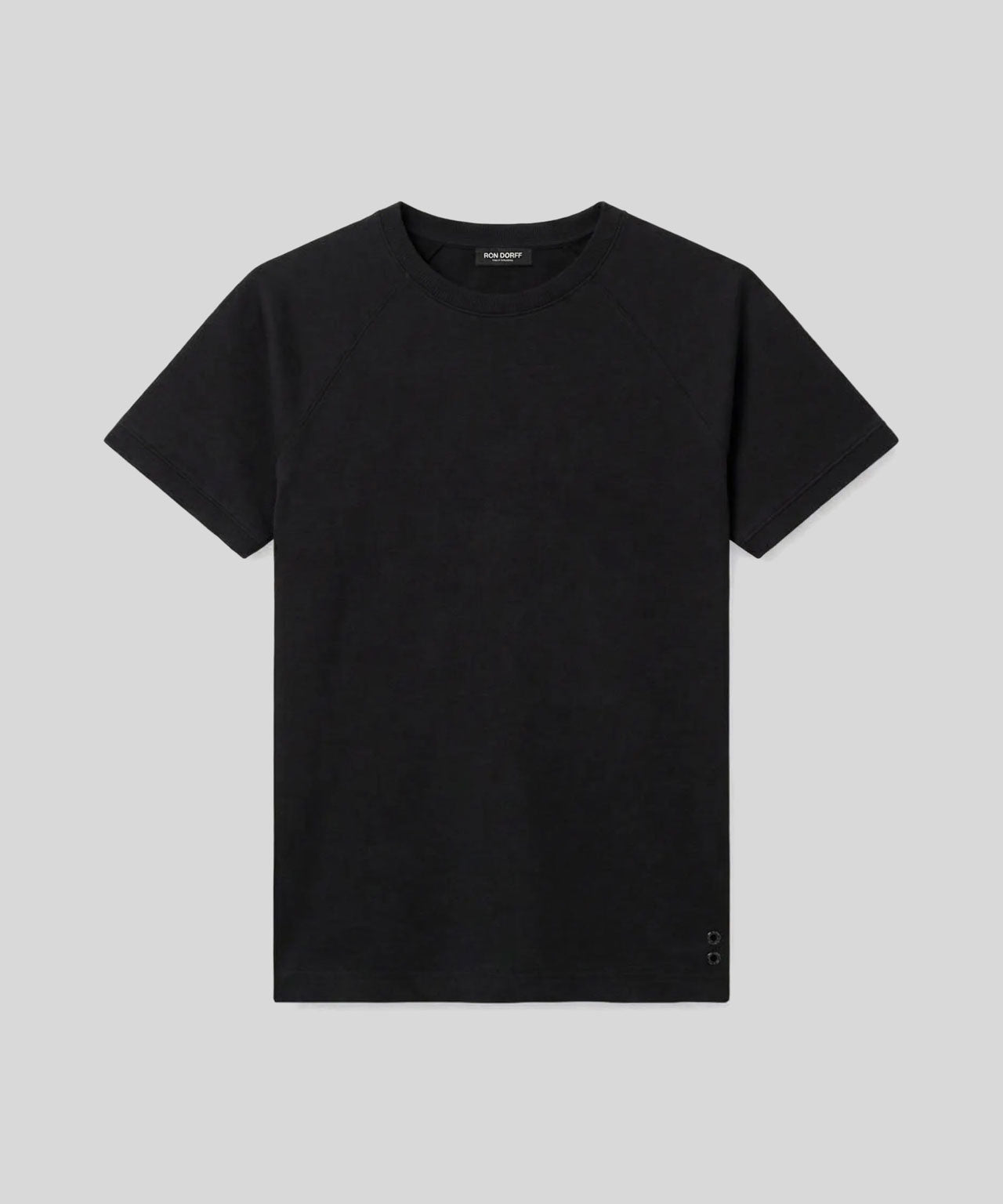 Light Organic Cotton Sleeveless Sweatshirt: Black