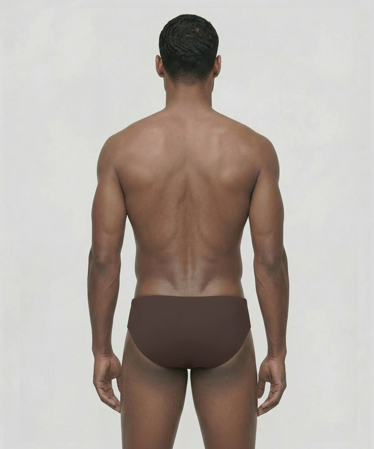 Swim Briefs Panelled: Espresso