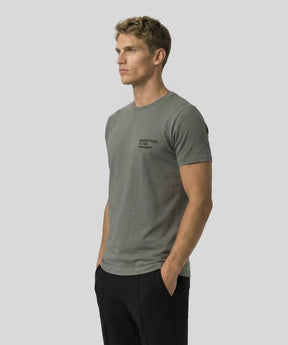 T-Shirt en coton bio "MARATHON FLYER": Vert militaire